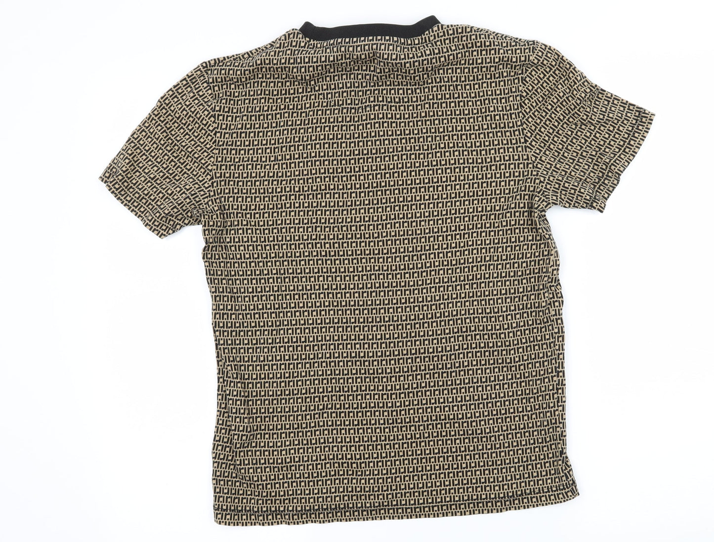 Womens UK Size XS River Island Brown Basic T-Shirt