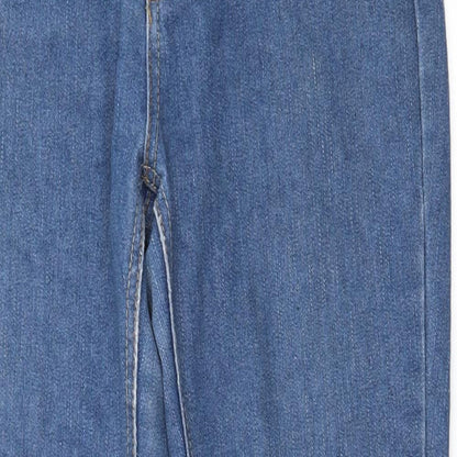 Denim & Co. Womens Blue  Denim Skinny Jeans Size 10 L30 in