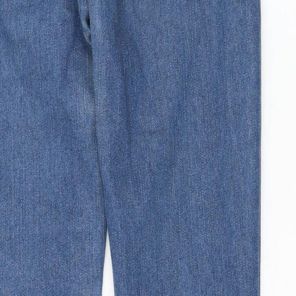 Denim & Co. Womens Blue  Denim Skinny Jeans Size 10 L30 in