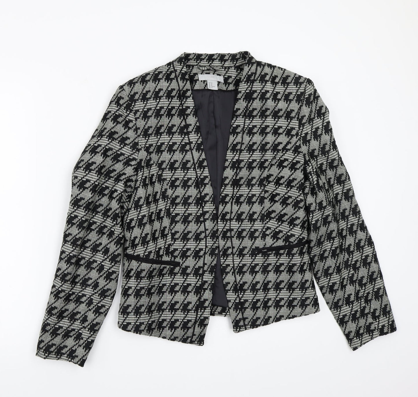 H&M Womens Grey   Jacket Blazer Size 10