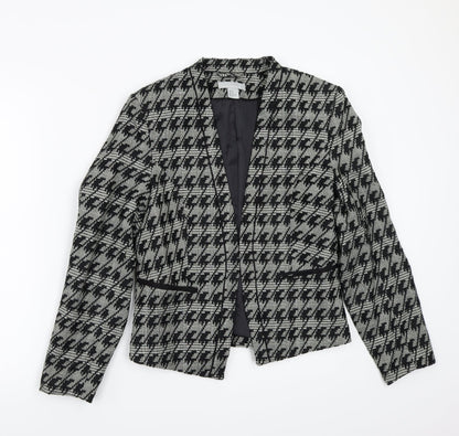 H&M Womens Grey   Jacket Blazer Size 10