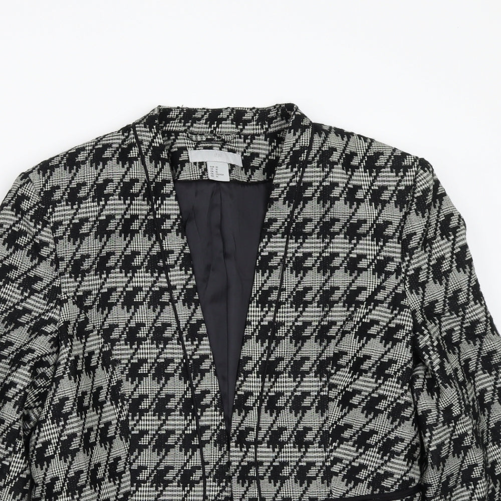 H&M Womens Grey   Jacket Blazer Size 10