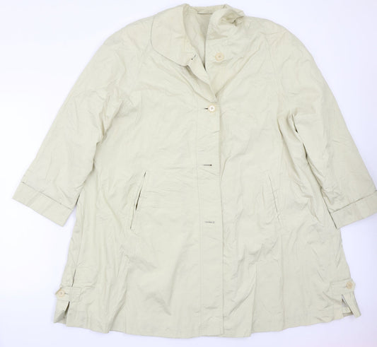 C&A Womens Beige   Jacket Coat Size 16