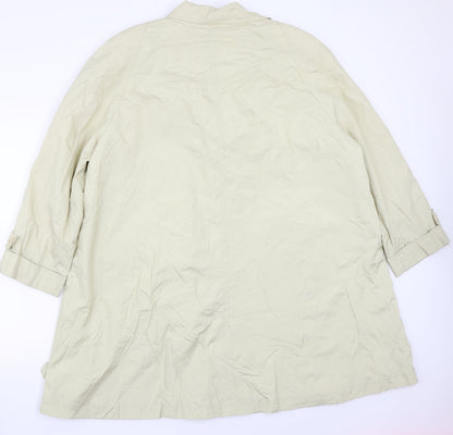 C&A Womens Beige   Jacket Coat Size 16