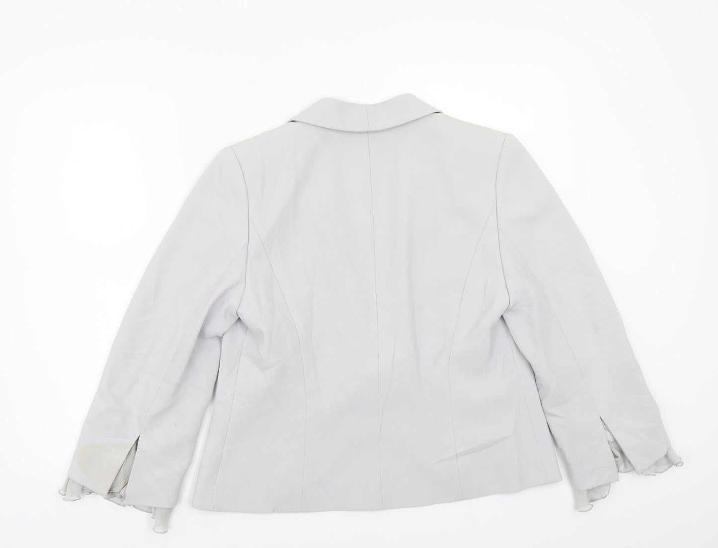 Womens UK Size 10 Gold Grey Jacket