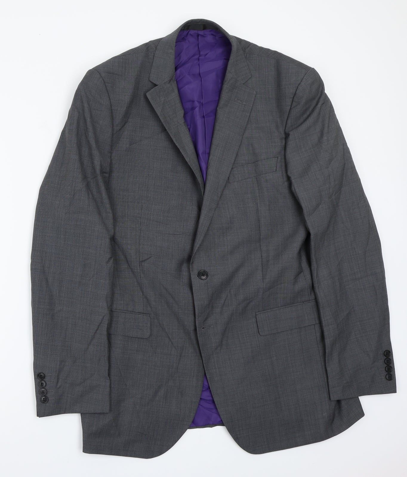 Mens UK Size 42 Marks and Spencer Regular Grey Suit Jacket