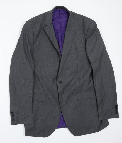 Mens UK Size 42 Marks and Spencer Regular Grey Suit Jacket