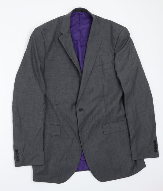 Mens UK Size 42 Marks and Spencer Regular Grey Suit Jacket