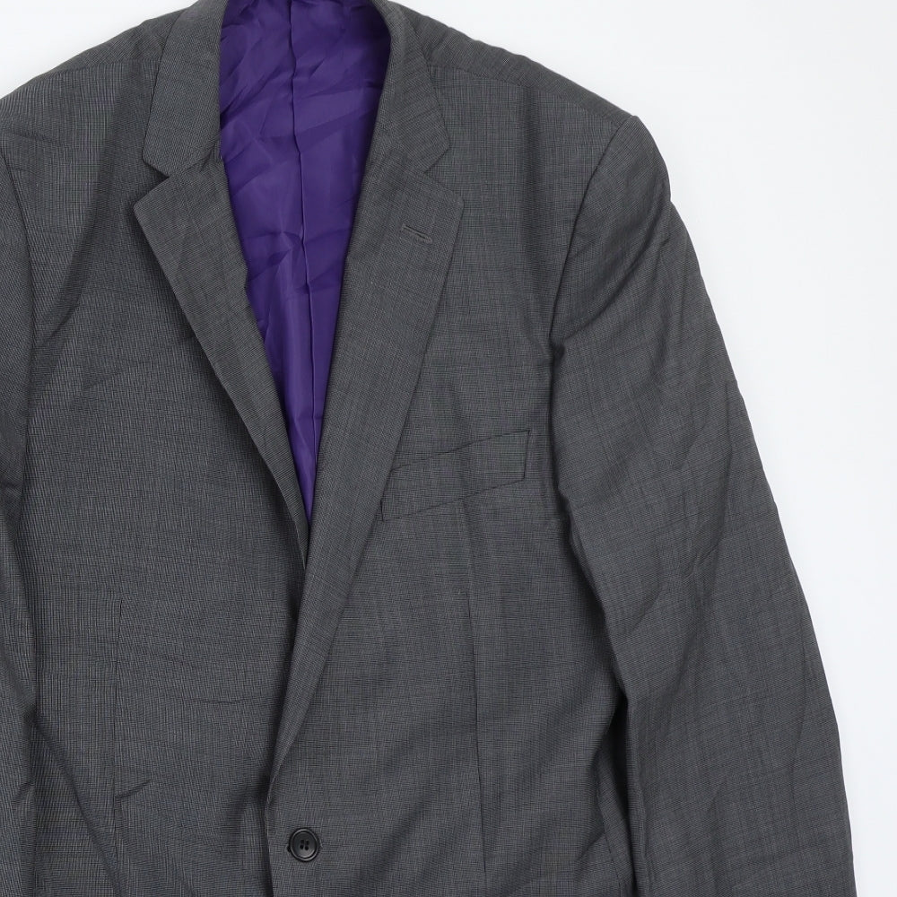 Mens UK Size 42 Marks and Spencer Regular Grey Suit Jacket