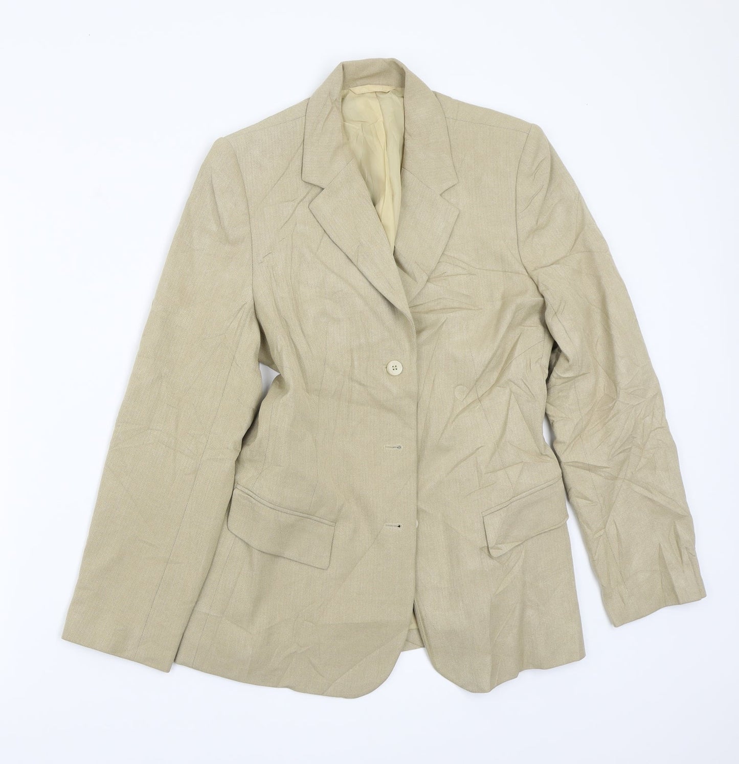 NEXT Womens Beige   Jacket Coat Size 8