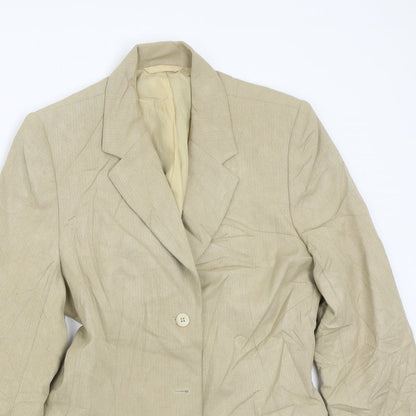 NEXT Womens Beige   Jacket Coat Size 8
