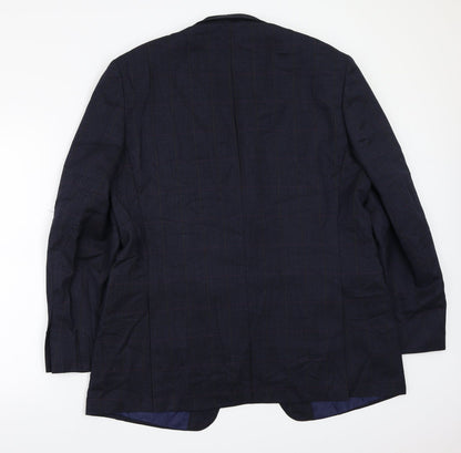 Mens UK Size 44 Marks and Spencer Regular Blue Suit Jacket