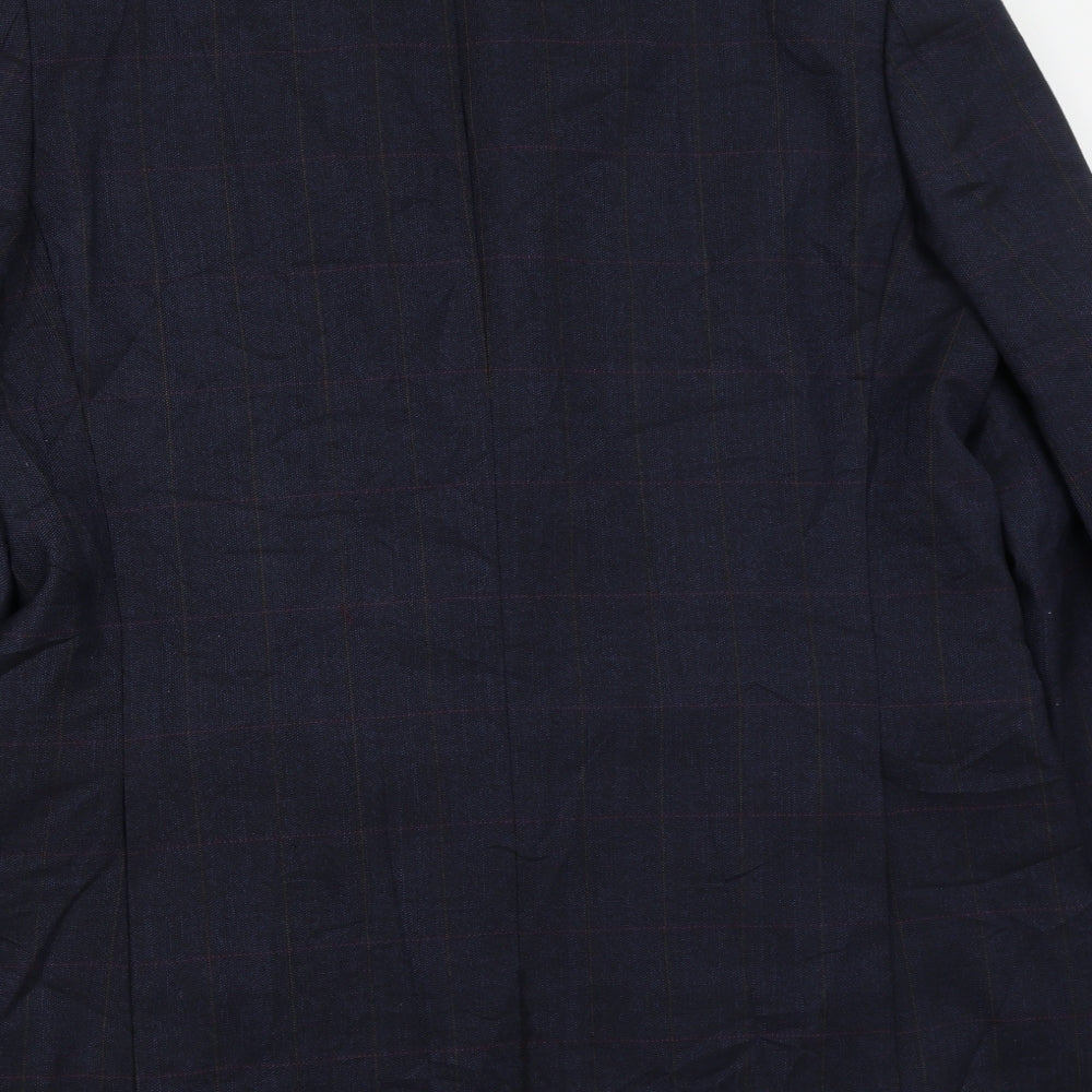 Mens UK Size 44 Marks and Spencer Regular Blue Suit Jacket