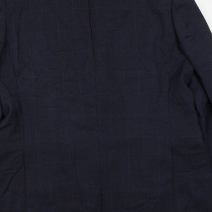 Mens UK Size 44 Marks and Spencer Regular Blue Suit Jacket