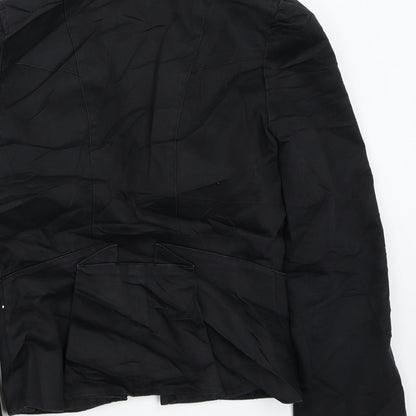 Womens UK Size 10 Topshop Black Jacket