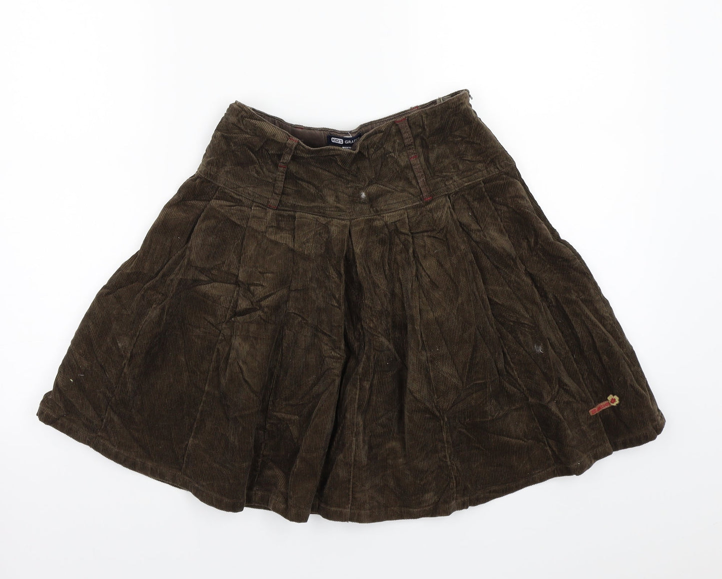 Kids graffiti Girls Brown   A-Line Skirt Size 12 Years