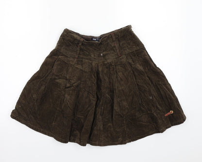 Kids graffiti Girls Brown   A-Line Skirt Size 12 Years