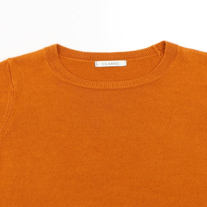 Classics Womens Orange   Basic T-Shirt Size 10