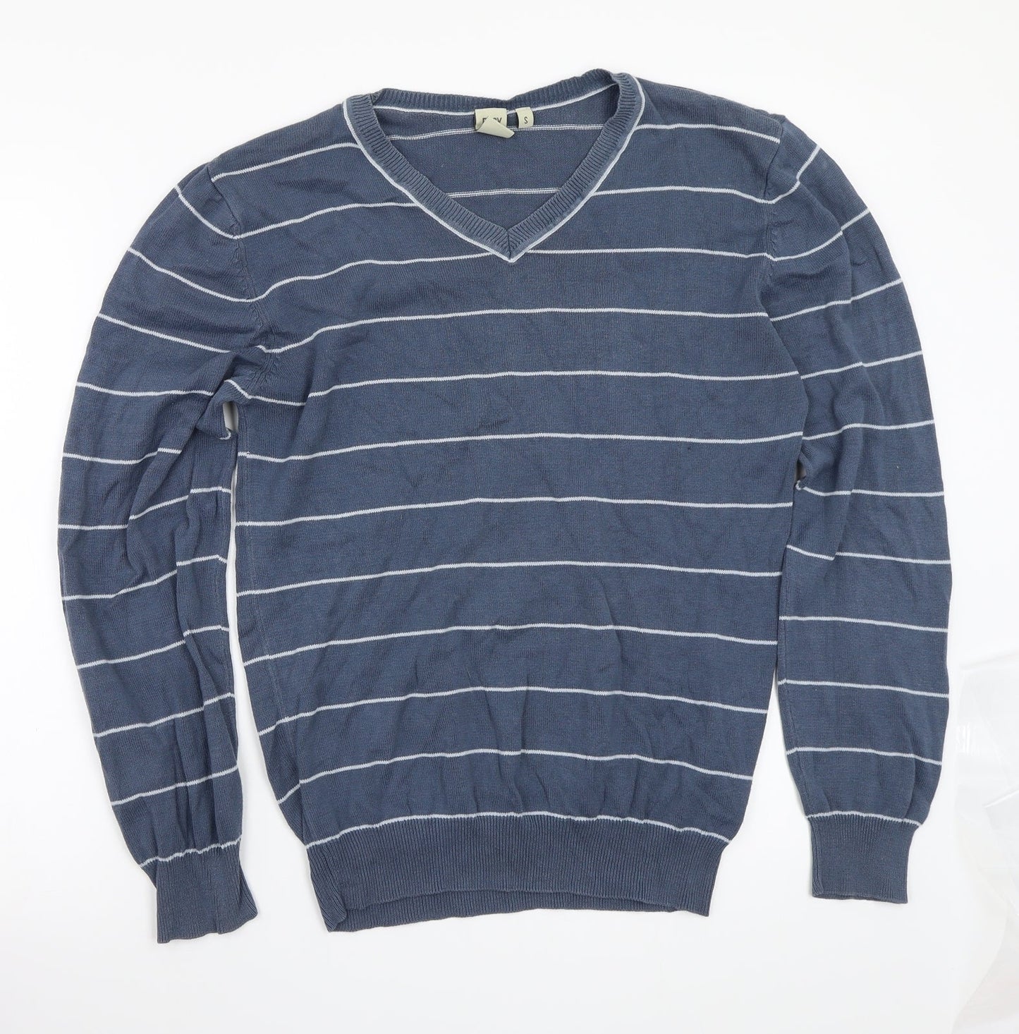 Easy Mens Blue   Pullover Jumper Size S