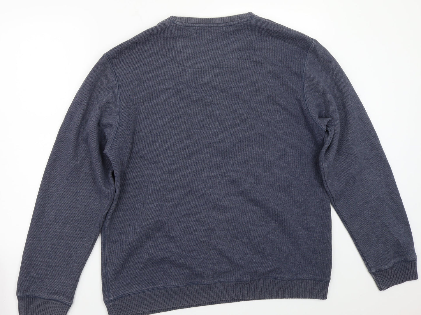 Easy Mens Blue   Pullover Jumper Size L