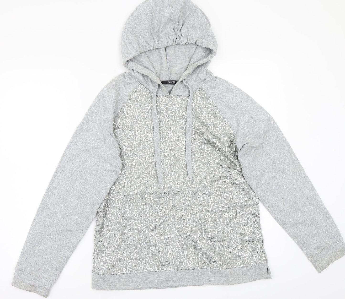 George Womens Grey   Pullover Hoodie Size 12