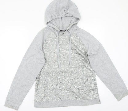 George Womens Grey   Pullover Hoodie Size 12