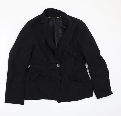 Dorothy Perkins Womens Black   Jacket Blazer Size 14