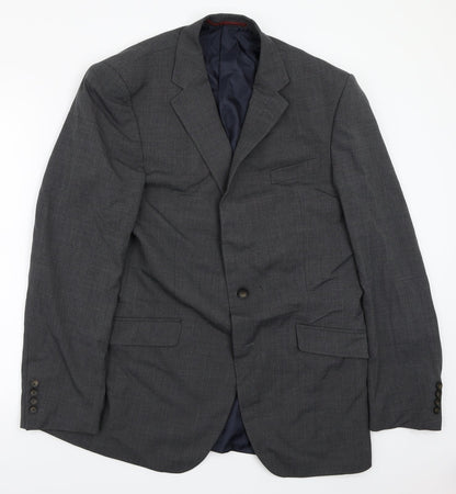 Mens UK Size 42 Marks and Spencer Regular Grey Suit Jacket