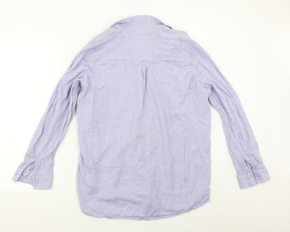 George  Womens Blue   Basic Button-Up Size 16