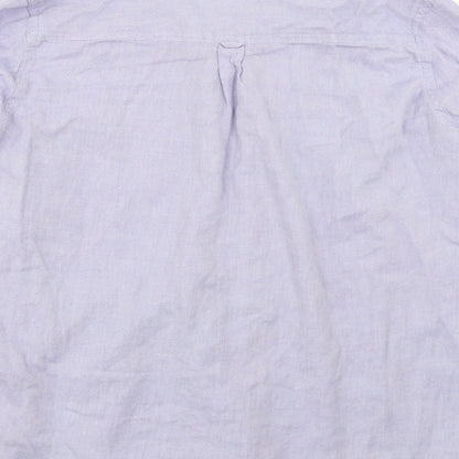 George  Womens Blue   Basic Button-Up Size 16
