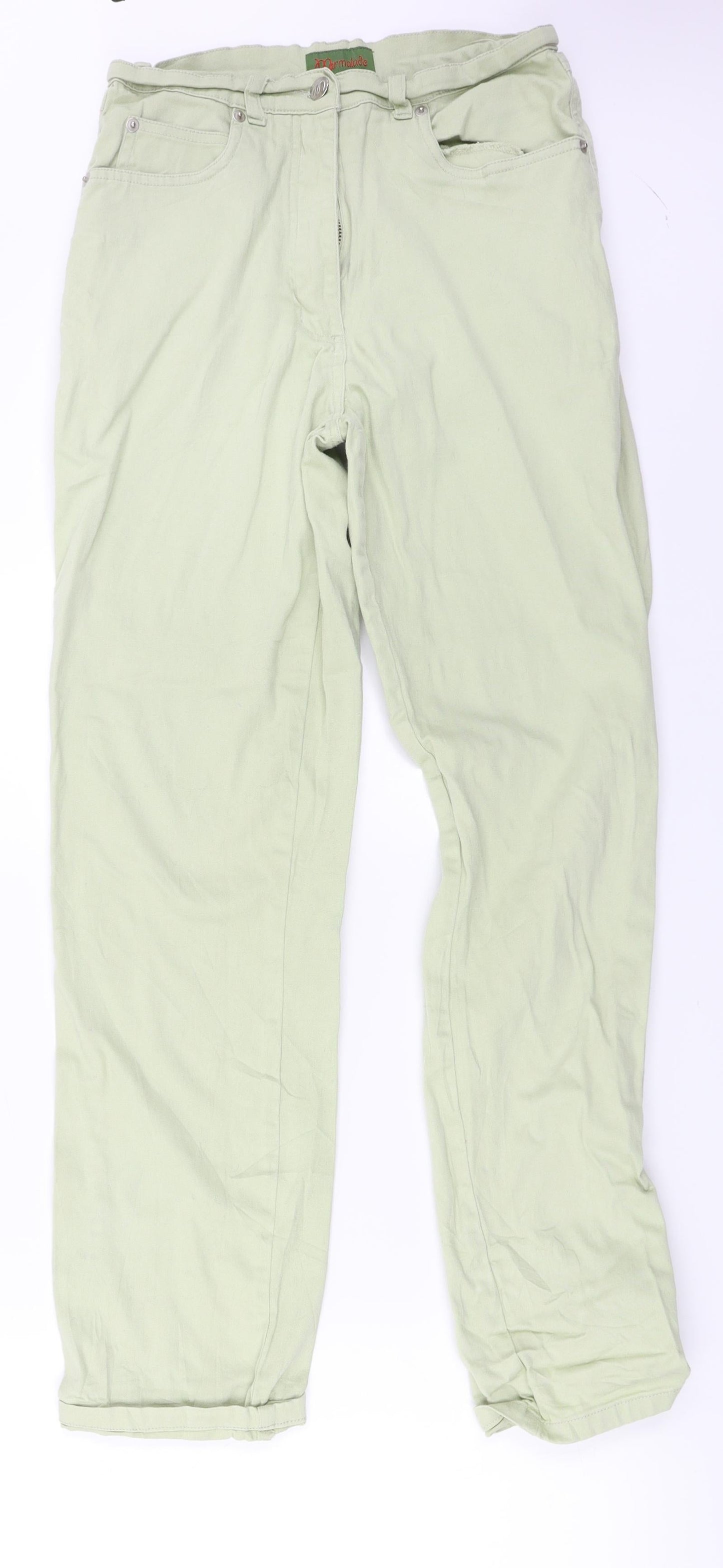 Marmalade  Womens Green   Straight Jeans Size 8 L27 in
