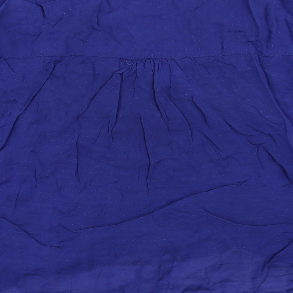 Womens UK Size 18 Dorothy Perkins Blue Basic Blouse