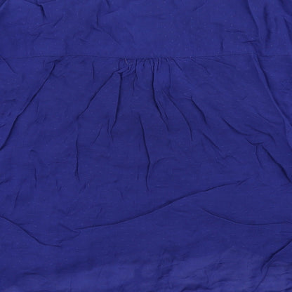 Womens UK Size 18 Dorothy Perkins Blue Basic Blouse