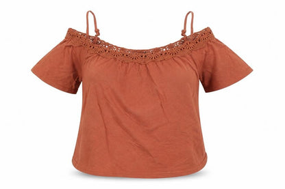 New Look  Womens Brown   Basic Blouse Size 14