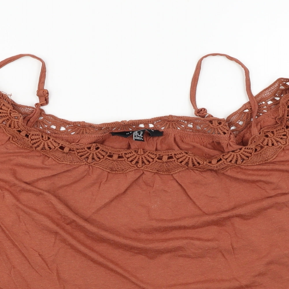 New Look  Womens Brown   Basic Blouse Size 14