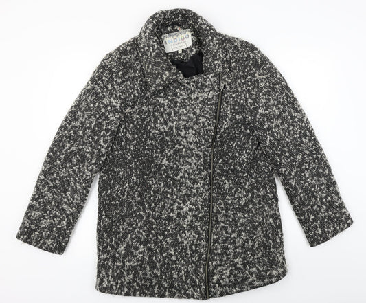 Indigo  Womens Grey   Jacket Coat Size 12  - lining slightly torn