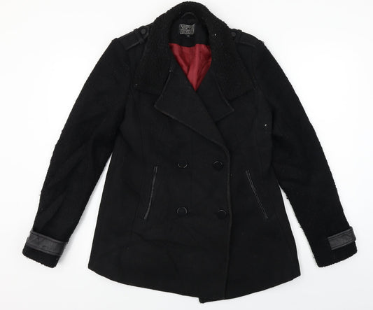 New Look  Womens Black   Jacket Coat Size 12