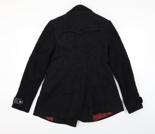 New Look  Womens Black   Jacket Coat Size 12