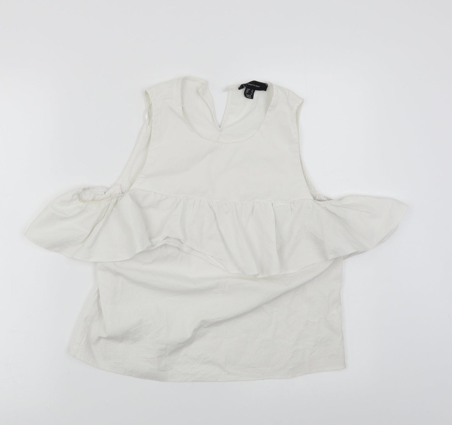 Womens UK Size 12 Atmosphere White Basic Blouse