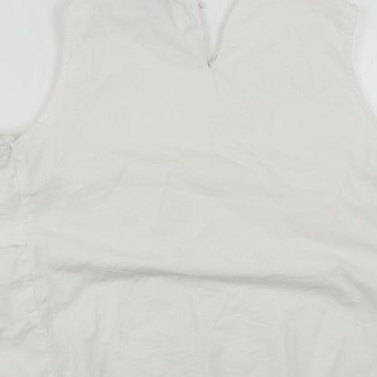 Womens UK Size 12 Atmosphere White Basic Blouse