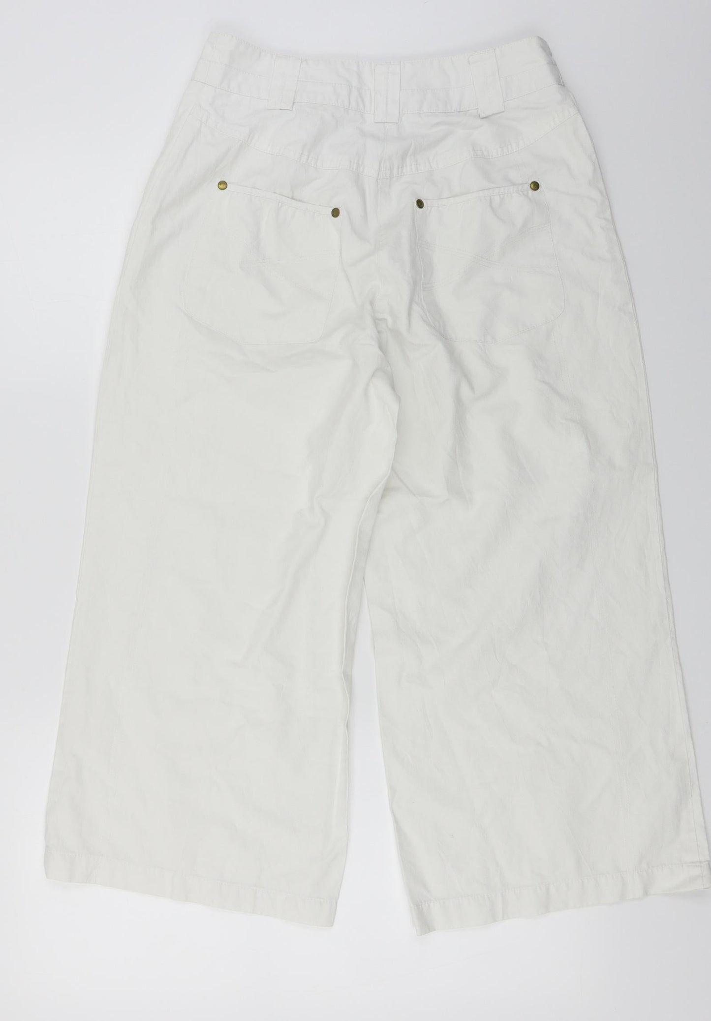 Kello  Womens White   Trousers  Size 28 in L21 in