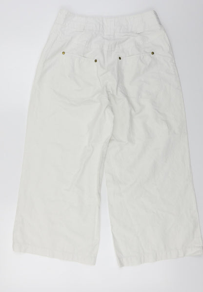 Kello  Womens White   Trousers  Size 28 in L21 in