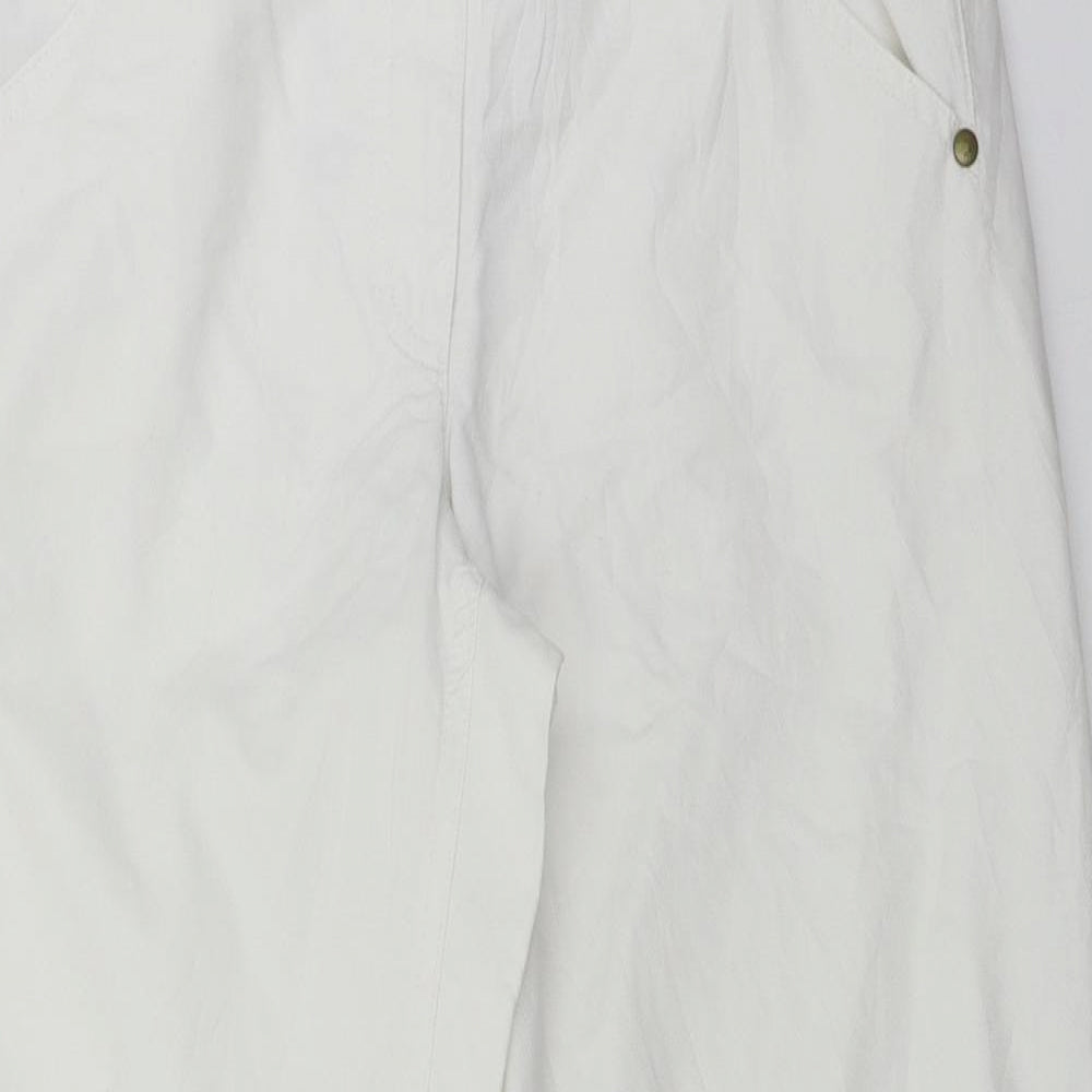 Kello  Womens White   Trousers  Size 28 in L21 in