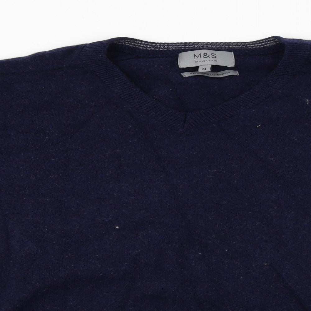 Marks and Spencer  Mens Blue   Pullover Jumper Size M