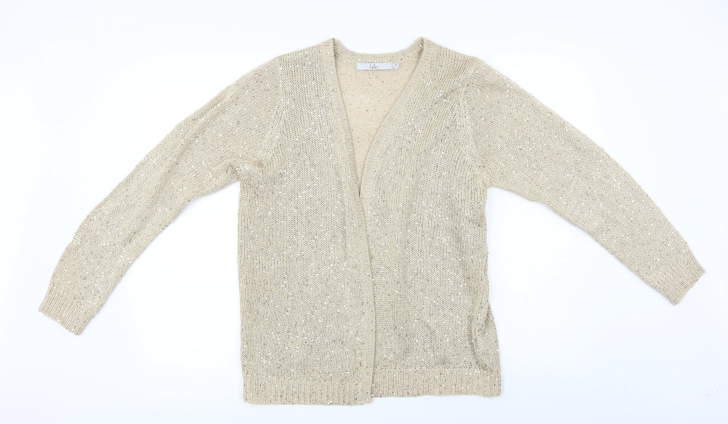 hle Womens Beige   Cardigan Jumper Size M