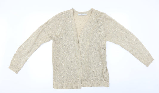 hle Womens Beige   Cardigan Jumper Size M
