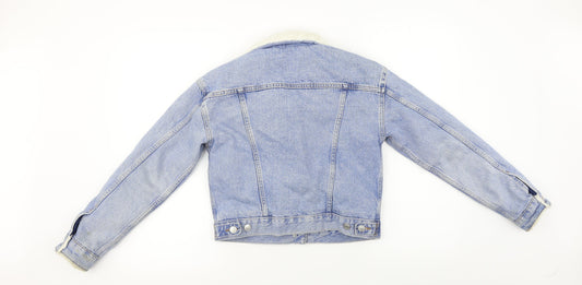 Womens UK Size 6 Topshop Blue Jacket