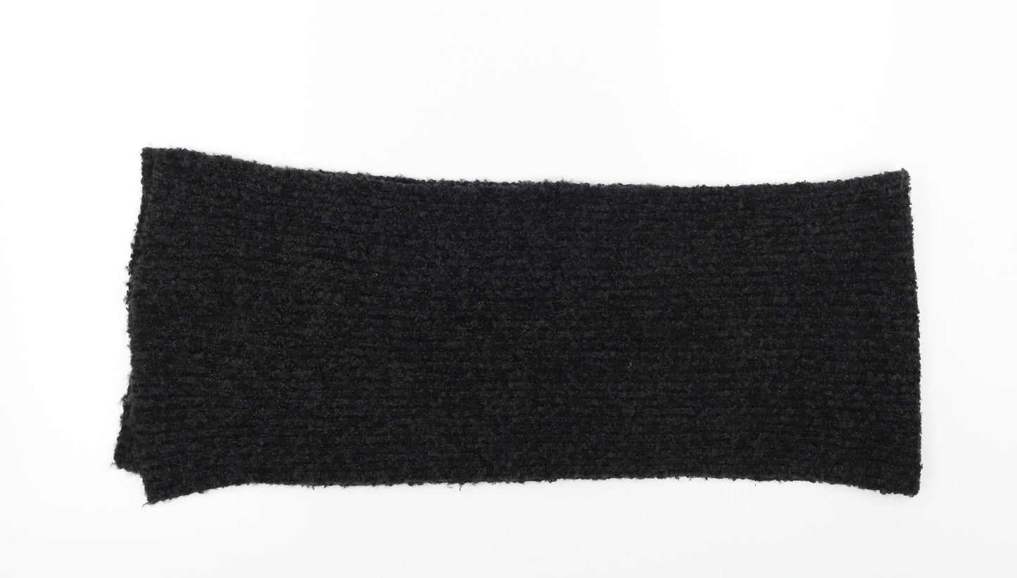 Preworn  Mens Black   Scarf  One Size