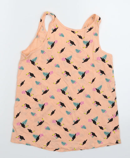 Primark Womens Orange   Basic Tank Size 10