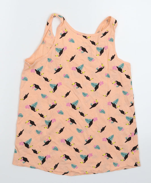Primark Womens Orange   Basic Tank Size 10